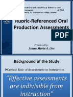 F4 Lim Rubric-Referenced Oral Production Assessment