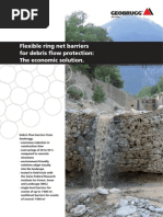 Geobrugg-Flexible Ring Net Barriers For Debris Flow Protection-The Economic Solution