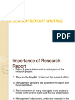 Report Writing