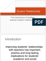 4.teacher - Student Relationship