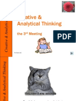 Critical &amp Analytical Thinking