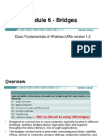 Module 6 - Bridges: Cisco Fundamentals of Wireless Lans Version 1.2