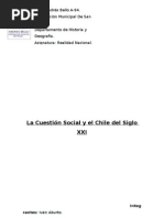 La Cuestión Social y El Chile Del Siglo XXI