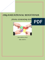 Organizational Behavior Learning Diary