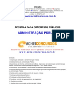 Apostila de Administração Pública para Concursos