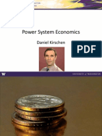 Power System Economics: Daniel Kirschen