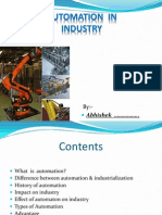 Automation in Industry: Abhishek .