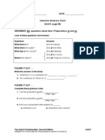 Inductive Grammar Chart (Unit 5, Page 38)