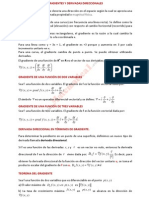 Gradientes y Derivadas Direccionales