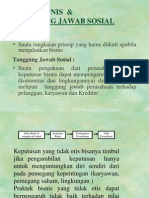 Etika Bisnis Dan Tanggung Jawab Sosial