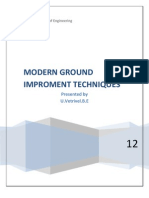 Modern Ground Improvement Techniques