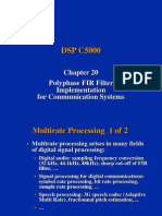 DSP C5000: Polyphase FIR Filter Implementation For Communication Systems