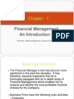 Chapter - 1: Financial Management An Introduction