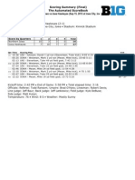 Scoring Summary (Final) The Automated Scorebook Northern Iowa Vs Iowa Hawkeyes (Sep 15, 2012 at Iowa City, Iowa)