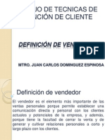 Definición de Vendedor 2012