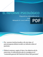 El Informe Psicológico