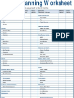 Budget Planning Worksheet: Entrance Counseling Guide For Borrowers