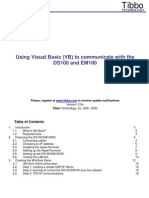 Using Visual Basic (VB) To Communicate With The DS100 and EM100