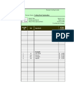 Quantity (A) Unit Ingredients AP Unit Cost (D) : Example