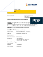 Bearing Steel Material Specification Sheet SAE52100