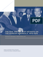 The Rise and Fall of Détente On The Korean Peninsula, 1970-1974