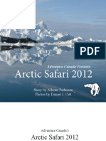 Arctic Safari 2012 Adventure Log