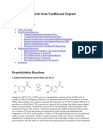 Piperonal and Safrole From Vanillin and Eugenol