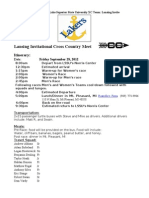 LSSU Itinerary For Lansing - Invt - 2012