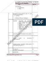 A Project Report On Business Intelligence and It's Use in Decision Making" at TARANG SOFTWARE TECHNOLOGY LTD, Bangalore