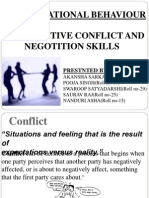 Organizational Behaviour-Interactive Conflict and Negotiation Skill