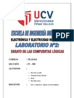 Laboratorio N°2-Ensayo de Compuertas Logicas