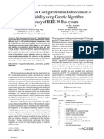 Optimal Capacitor Configuration For Enhancement of System Reliability Using Genetic Algorithm: A Case Study of IEEE 30 Bus System