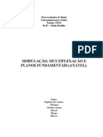 Trabalho Modulação, Multiplexação e Planos Fundamentais (ANATEL)