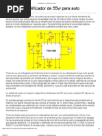 Amplificador de 55w para Auto