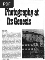 Photography at Its Genesis