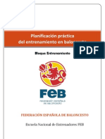 Planificacion Entrenamiento Baloncesto