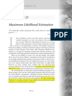 Maximum Likelihood Estimation