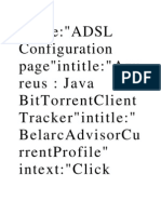 Intitle:"Adsl Configuration Page"Intitle:"Azu Reus: Java Bittorrentclient Tracker"Intitle:" Belarcadvisorcu Rrentprofile" Intext:"Click