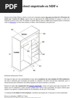 Construya Un Closet Empotrado en MDF o Melamine