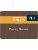 Planning Theories