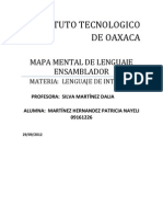 Mapa Mental de Lenguaje Ensamblador