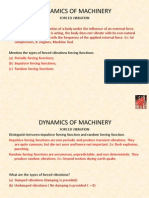 Dynamics of Machinery: Forced Vibration Define Forced Vibration