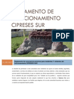 Reglamento de Fraccionamiento Cipreses Sur