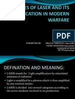 Types of Laser and Its Application in Warfare