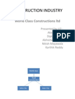 Construction Industry: World Class Constructions LTD