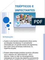 Antisépticos e Desinfectantes