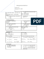 Formulario de Estadística I