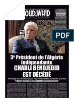 3 Président de L'algérie Indépendante: Chadli Bendjedid Est Décédé