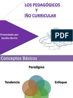 4.0 - Modelos Pedagógicos Y Diseños Curricular (Presentación)