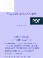 Wage Determination